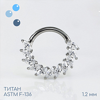 Кольцо-кликер Barbara 1.2 мм (16 G)